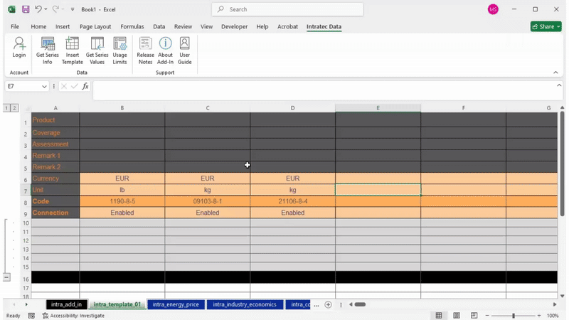 Removing assessment codes from a template